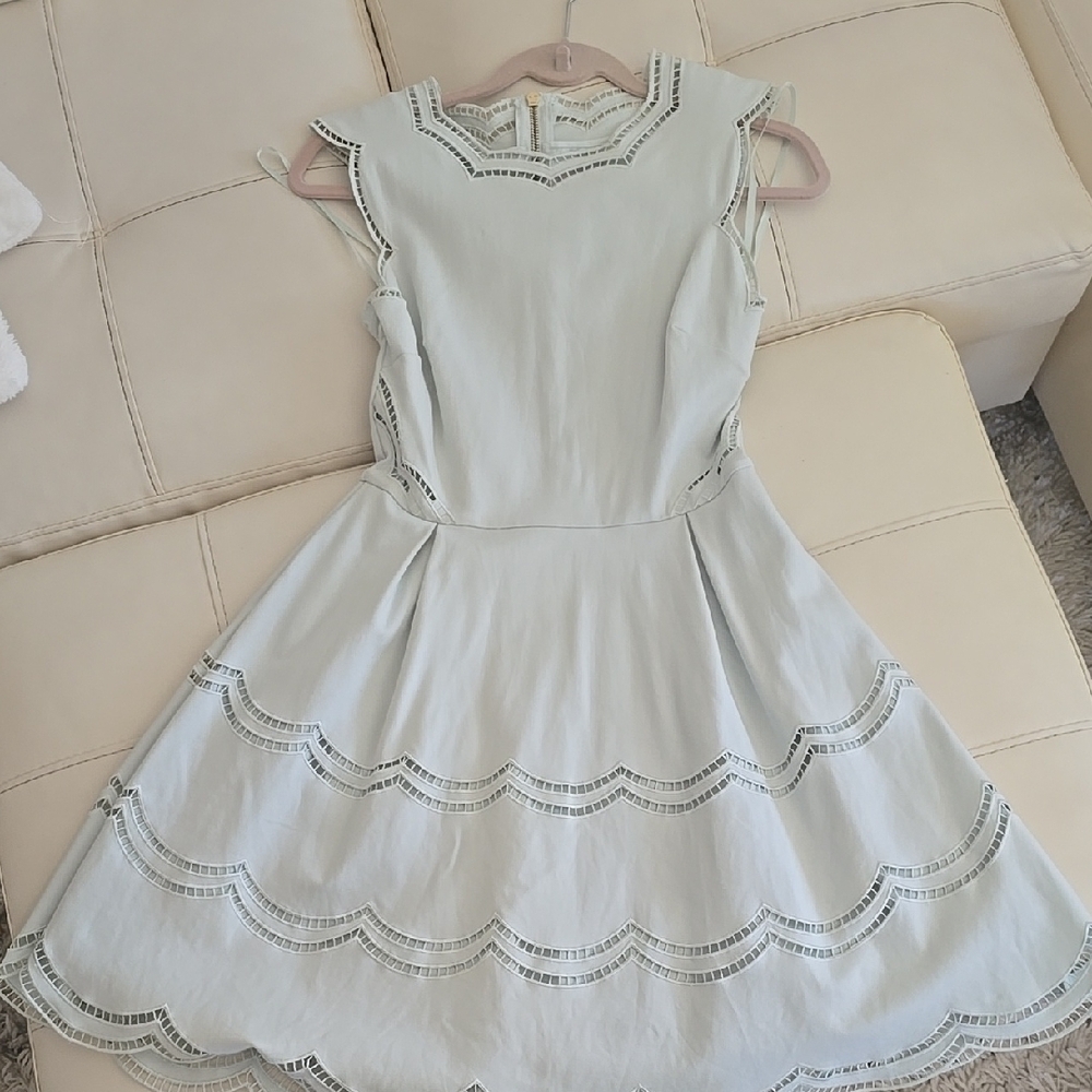 Ted Baker Blue A-Line Sleeveless Dress for Weddings